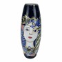 Vase DKD Home Decor 14 x 14 x 39 cm Visage Porcelaine Bleu Multicouleur: Plus de 300.000 produits de grandes marques en vente di