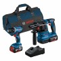 Set de forage et accessoires BOSCH GSR18V-45 + GBH 18V-22 18 V: Plus de 300.000 produits de grandes marques en vente directe à p