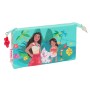 Trousse Fourre-Tout Triple Vaiana Bleu Beige 22 x 12 x 3 cm: Plus de 300.000 produits de grandes marques en vente directe à prix