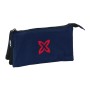 Trousse Fourre-Tout Triple Munich Basic Blue marine 22 x 12 x 3 cm: Plus de 300.000 produits de grandes marques en vente directe