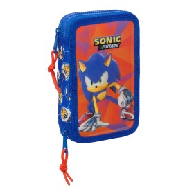 Plumier double Sonic Prime Bleu 12.5 x 19.5 x 4 cm 28 Pièces: Plus de 300.000 produits de grandes marques en vente directe à pri