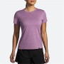 T-shirt à manches courtes femme Brooks Luxe Lila: Plus de 300.000 produits de grandes marques en vente directe à prix usine sur 