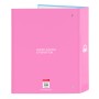 Reliure à anneaux Benetton Spring Rose Bleu ciel A4 27 x 33 x 6 cm: Plus de 300.000 produits de grandes marques en vente directe