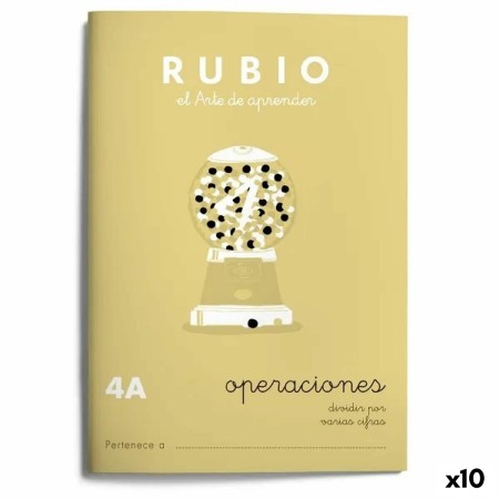 Cahier de maths Rubio Nº4A A5 Espagnol 20 Volets (10 Unités): Plus de 300.000 produits de grandes marques en vente directe à pri