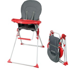 Chaise haute Bambisol Rouge Gris PVC 6 - 36 Mois: Plus de 300.000 produits de grandes marques en vente directe à prix usine sur 