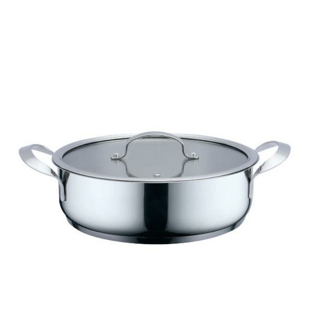 Casserole avec Couvercle Haeger PA-24L.004A Beige Gris Ø 24 cm: Plus de 300.000 produits de grandes marques en vente directe à p