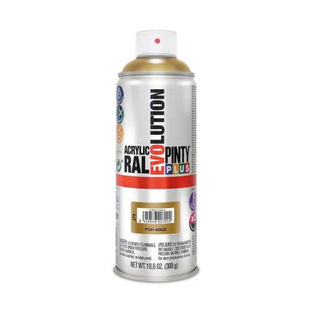 Peinture en spray Pintyplus Evolution P151 400 ml Or: Plus de 300.000 produits de grandes marques en vente directe à prix usine 