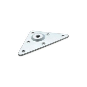 Fixation à platine Rei 484 Acier 92 x 7 x 92 mm Pieds 4 Pièces: Plus de 300.000 produits de grandes marques en vente directe à p