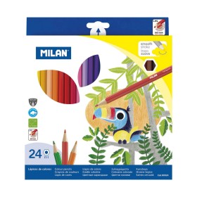 Crayons Milan 24 Pièces Multicouleur: Plus de 300.000 produits de grandes marques en vente directe à prix usine sur cadeaufou.co