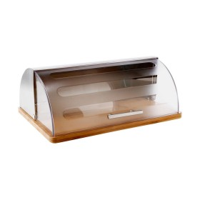 Corbeille à Pain 5five Simply Smart Bambou cuisine Argenté Chrome 39 x 26,5 x 15,5 cm Bois: Plus de 300.000 produits de grandes 