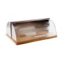 Corbeille à Pain 5five Simply Smart Bambou cuisine Argenté Chrome 39 x 26,5 x 15,5 cm Bois: Plus de 300.000 produits de grandes 