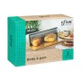 Corbeille à Pain 5five Simply Smart Bambou cuisine Argenté Chrome 39 x 26,5 x 15,5 cm Bois: Plus de 300.000 produits de grandes 