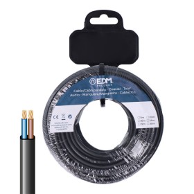Tuyau pour câble électrique EDM 28728 Noir 2 x 0,75 mm 5 m Plat: Plus de 300.000 produits de grandes marques en vente directe à 