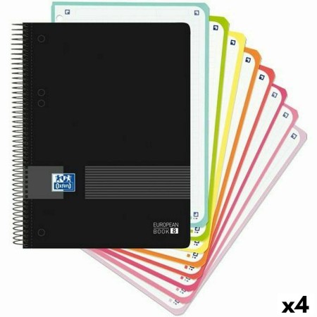 Lot de cahiers Oxford European Book Live&Go Noir A5 160 Volets 4 Pièces: Plus de 300.000 produits de grandes marques en vente di