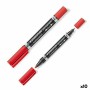 Marqueur permanent Staedtler Lumocolor 348 Double Rouge (10 Unités): Plus de 300.000 produits de grandes marques en vente direct