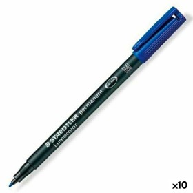Marqueur permanent Staedtler Lumocolor 317-3 M Bleu (10 Unités): Plus de 300.000 produits de grandes marques en vente directe à 