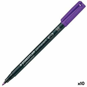 Marqueur permanent Staedtler Lumocolor 317-6 M Violet (10 Unités): Plus de 300.000 produits de grandes marques en vente directe 