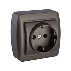Socle de prise Solera Mural 2p+t Graphite 16 A 250 V: Plus de 300.000 produits de grandes marques en vente directe à prix usine 