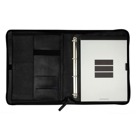 Porte-documents avec Fermeture éclair Finocam Andrea 26,5 x 33,5 x 4 cm Noir A4: Plus de 300.000 produits de grandes marques en 