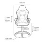 Chaise de jeu EDM 75194 Blanc Noir: Plus de 300.000 produits de grandes marques en vente directe à prix usine sur cadeaufou.com.
