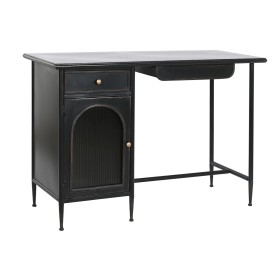 Bureau DKD Home Decor Noir Métal Verre 120 x 50 x 80 cm: Plus de 300.000 produits de grandes marques en vente directe à prix usi