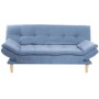 Canapé DKD Home Decor Bleu Bleu ciel Naturel Bois Scandi 180 x 85 x 83 cm: Plus de 300.000 produits de grandes marques en vente 
