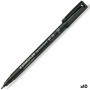 Marqueur permanent Staedtler Lumocolor 318-9 Noir (10 Unités): Plus de 300.000 produits de grandes marques en vente directe à pr