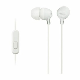 Casques avec Microphone Sony MDREX15APW.CE7 in-ear Blanc: Plus de 300.000 produits de grandes marques en vente directe à prix us