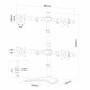 Support de table d'écran Neomounts NM-D335D4BLACK 8 kg: Plus de 300.000 produits de grandes marques en vente directe à prix usin