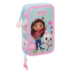 Plumier double Gabby's Dollhouse Bleu 12.5 x 19.5 x 4 cm (28 Pièces): Plus de 300.000 produits de grandes marques en vente direc