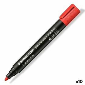 Marqueur permanent Staedtler Lumocolor 352-2 Rouge (10 Unités): Plus de 300.000 produits de grandes marques en vente directe à p