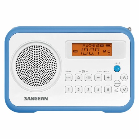 Radio Sangean PRD18W Bleu Ambre Bleu/Blanc: Plus de 300.000 produits de grandes marques en vente directe à prix usine sur cadeau