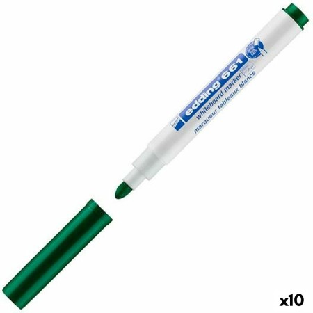 Marqueur pour tableau blanc Edding 661 Vert (10 Unités): Plus de 300.000 produits de grandes marques en vente directe à prix usi