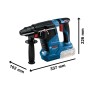 Marteau perforateur BOSCH Professional GBH 24 C: Plus de 300.000 produits de grandes marques en vente directe à prix usine sur c