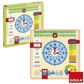 Jouet Educatif Goula Calendar clock: Plus de 300.000 produits de grandes marques en vente directe à prix usine sur cadeaufou.com