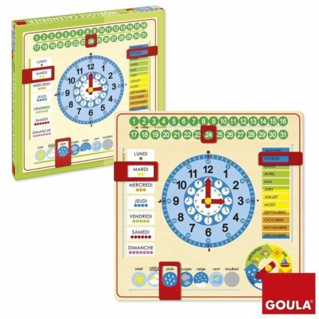 Jouet Educatif Goula Calendar clock: Plus de 300.000 produits de grandes marques en vente directe à prix usine sur cadeaufou.com