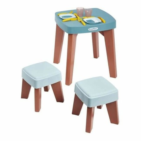Table avec 2 chaises Ecoiffier Plastique Multicouleur (13 Pièces): Plus de 300.000 produits de grandes marques en vente directe 