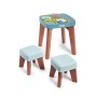 Table avec 2 chaises Ecoiffier Plastique Multicouleur (13 Pièces): Plus de 300.000 produits de grandes marques en vente directe 