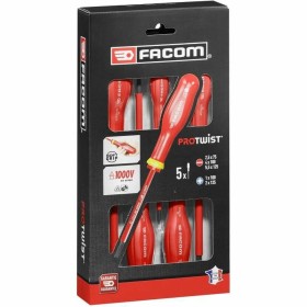Jeu de tournevis Facom Protwist Isolated 1000V AT5VE.PB Plate Pozidriv 5 Pièces: Plus de 300.000 produits de grandes marques en 