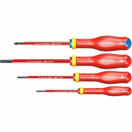 Jeu de tournevis Facom Protwist Isolated 1000V AT4VEPB Plate Pozidriv 4 Pièces: Plus de 300.000 produits de grandes marques en v