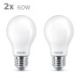 Lampe LED Philips Classic Standard 60 W Blanc E E27 (2700 K) (2 Unités): Plus de 300.000 produits de grandes marques en vente di