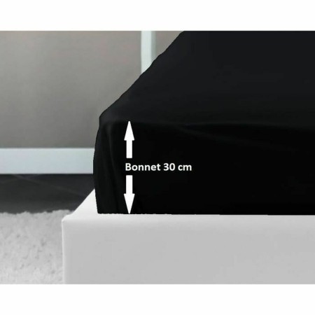 Drap housse Lovely Home Noir Lit simple 90 x 190: Plus de 300.000 produits de grandes marques en vente directe à prix usine sur 