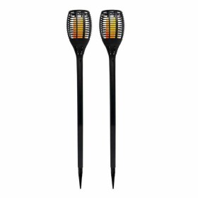 Set de torches de jardin solaires Lumi Garden Maity Sun Mini Noir Plastique 70 cm (2 Unités): Plus de 300.000 produits de grande