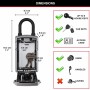 Coffre-fort Master Lock 5440EURD Clés Noir/Argenté Zinc 18 x 8 x 6 cm (1 Unités): Plus de 300.000 produits de grandes marques en
