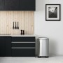 Seau à déchets avec pédale Kitchen move GREENWICH Acier inoxydable (40 L): Plus de 300.000 produits de grandes marques en vente 