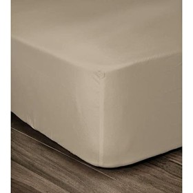 Drap housse Lovely Home Beige Lit simple 90 x 190: Plus de 300.000 produits de grandes marques en vente directe à prix usine sur