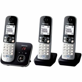 Téléphone Sans Fil Panasonic KX-TG6823 Blanc Noir Noir/Argenté: Plus de 300.000 produits de grandes marques en vente directe à p