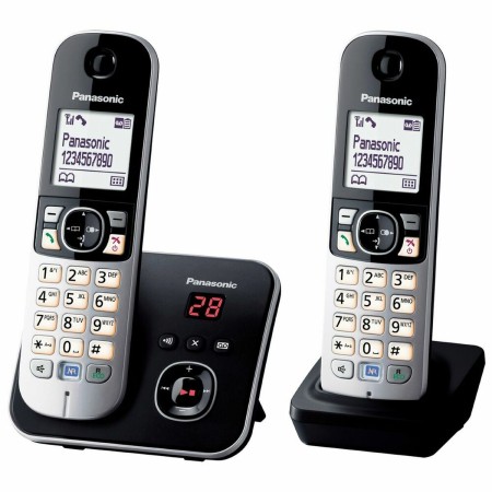 Téléphone Sans Fil Panasonic KX-TG6822FRB Noir Gris: Plus de 300.000 produits de grandes marques en vente directe à prix usine s