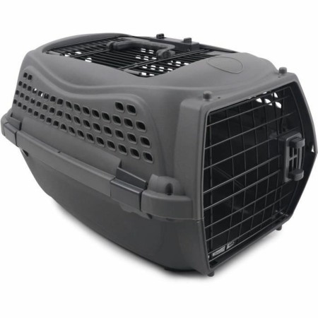 Cage de Transport MPETS ECO GIRO S Gris Gris foncé Plastique Chat: Plus de 300.000 produits de grandes marques en vente directe 