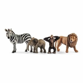 Figurines d'animaux Schleich 42387 Wild Life: Safari 4 Pièces Plastique: Plus de 300.000 produits de grandes marques en vente di